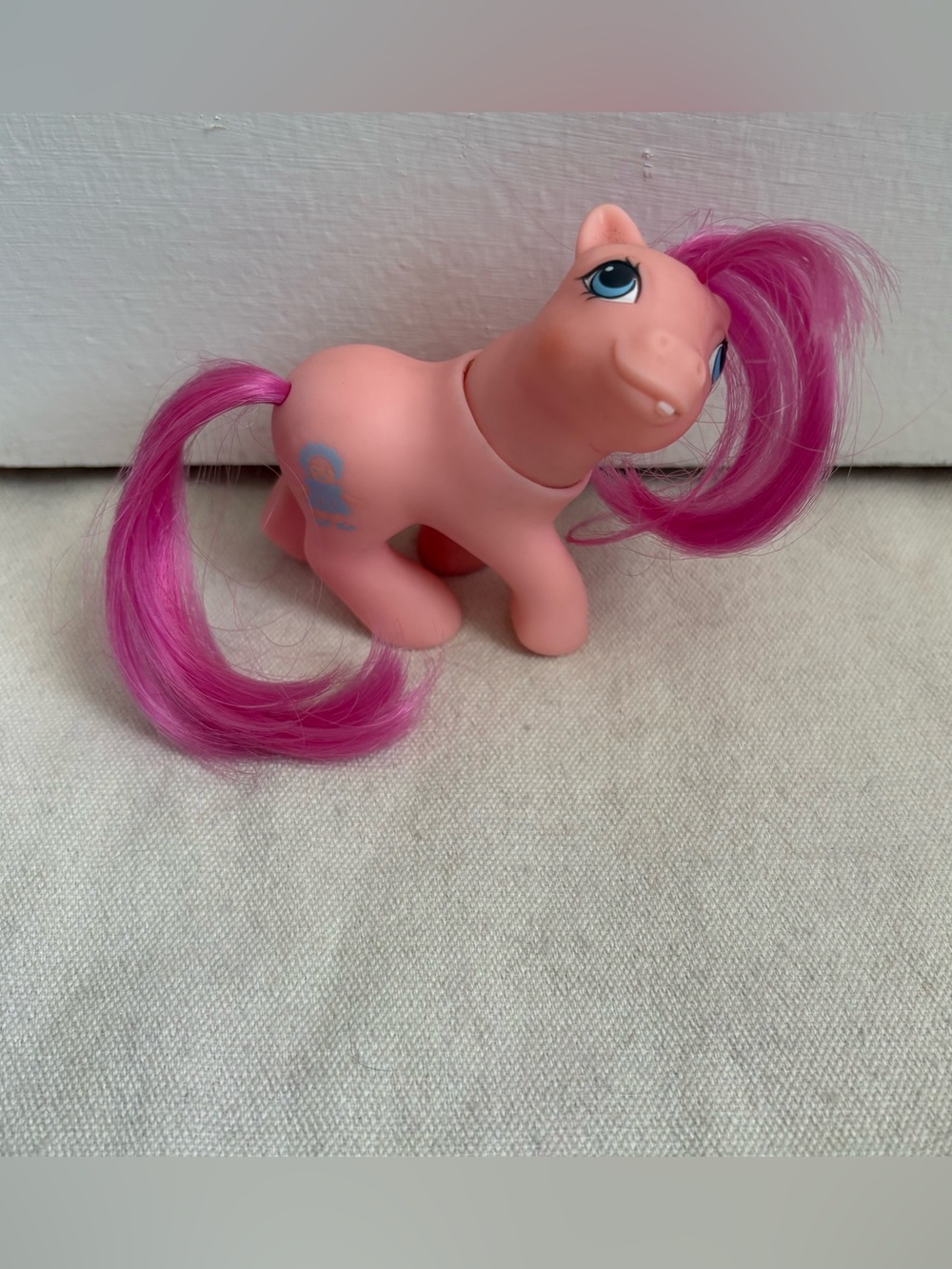 Vintage My Little Pony Baby Sweet Stuff Pink Magenta Hair First Tooth 1987